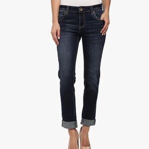 Kut from the Kloth Women's Straight Leg Dark Wash Jeans